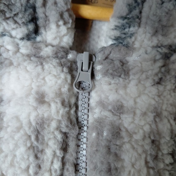 Koolaburra UGG Brushed Back Sherpa Hoodie Pullover Portobello Plaid  2X XXL 1/4 - Picture 11 of 15